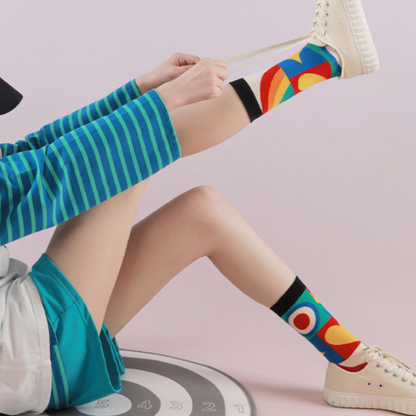 ポップアートソックス6Pセット X-332