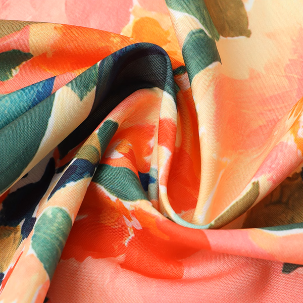 マルチカラー花柄プリントシャツ《Z00917》