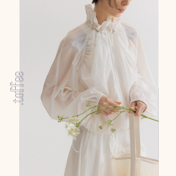 【5color】フルジップアップハイネックシアージャケット《Z00953》