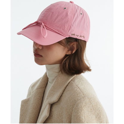 【2color】フロントリボンベースボールキャップ Z00133