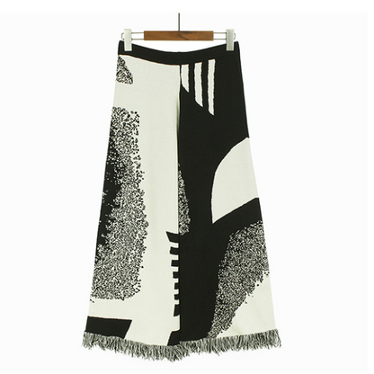 【2color】タッセルジャガードパンツ X-351