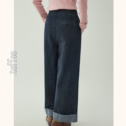 ハイウエストワイドバギーパンツ　《Z00733》