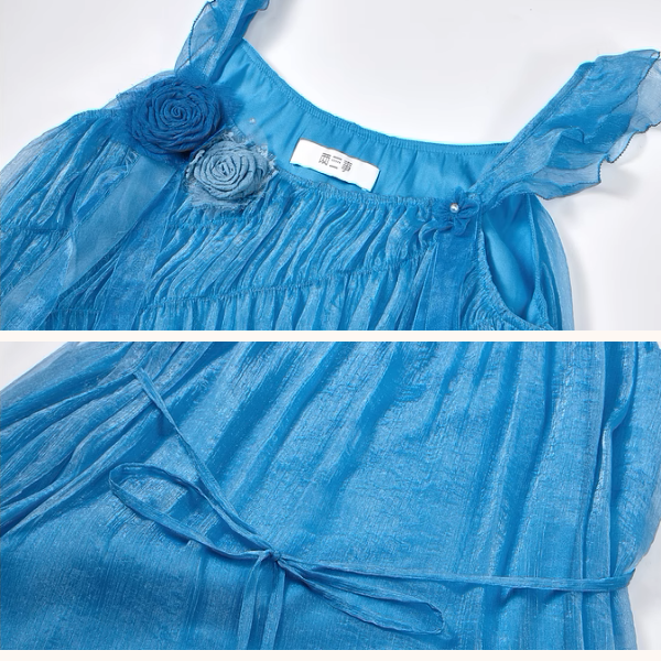 ブルーローズキャミワンピース《Z00968》