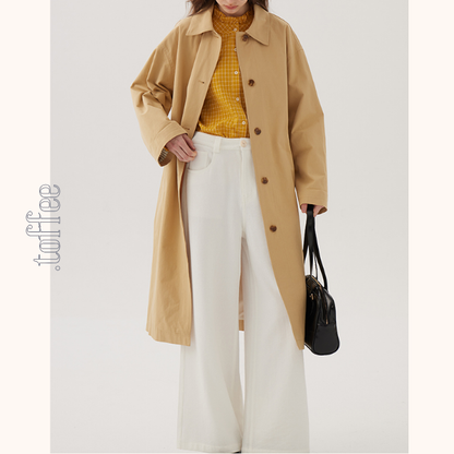 フリルネックチェック柄スリムシャツ《Z00848》