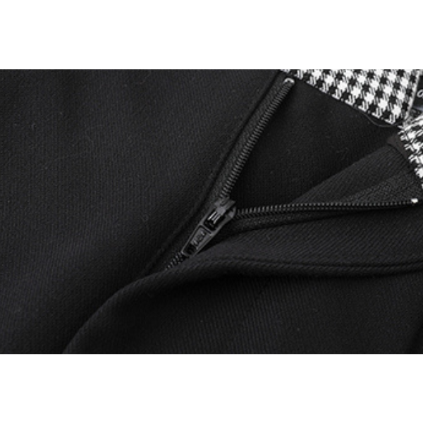 チェック切り替えセンタープレスパンツ X-415