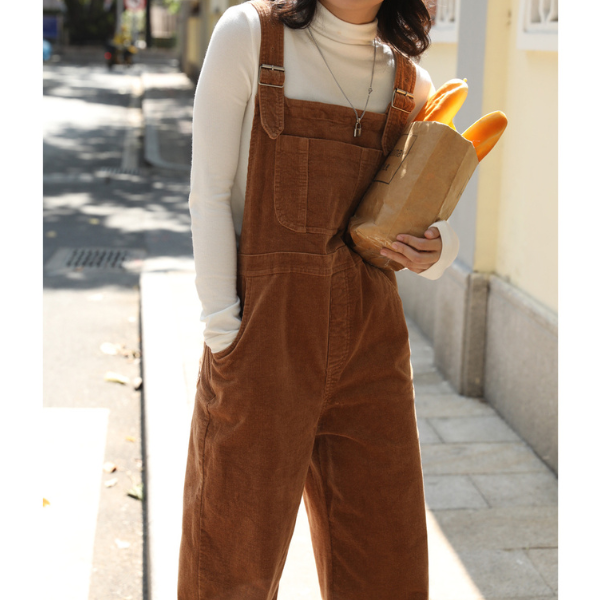 コーデュロイオーバーオール w-036