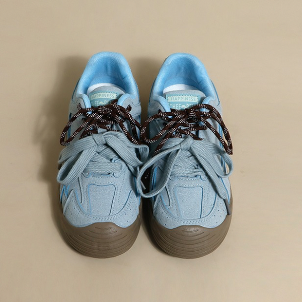 【4color】カラフルレースアップスニーカー Z00209