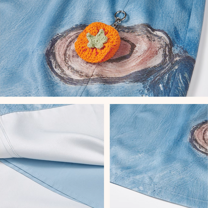 幻想アートプリントスカート《Z01062》