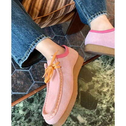 【2color】スクエアトゥワラビーシューズ Z00124