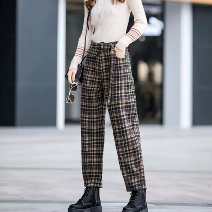 【２color】マルチチェックパンツ AU-456