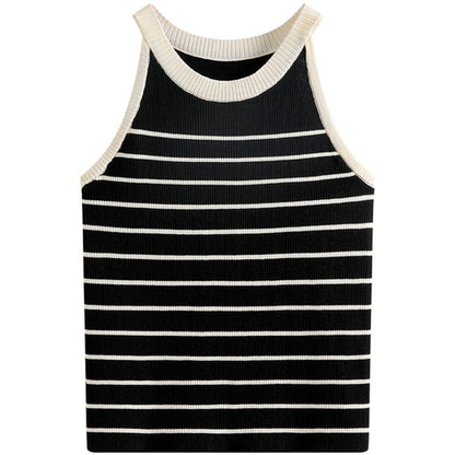 【5color】 ホルターネックニットトップ Z00206