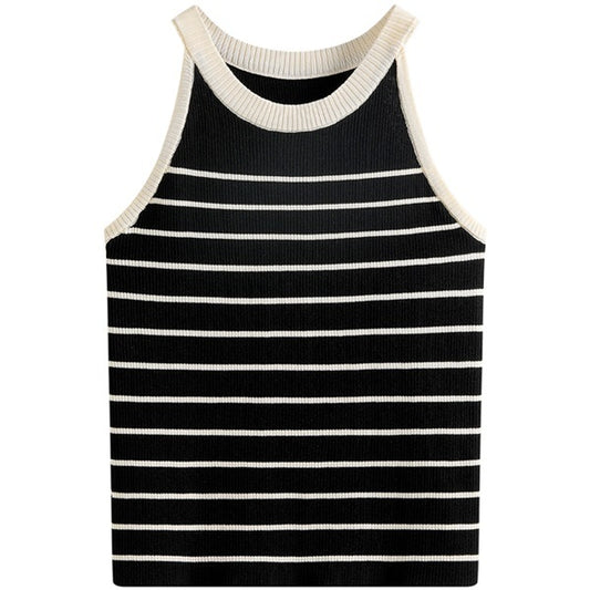 【5color】 ホルターネックニットトップ Z00206