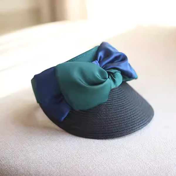 【3color】ビッグリボンサンバイザー X-151