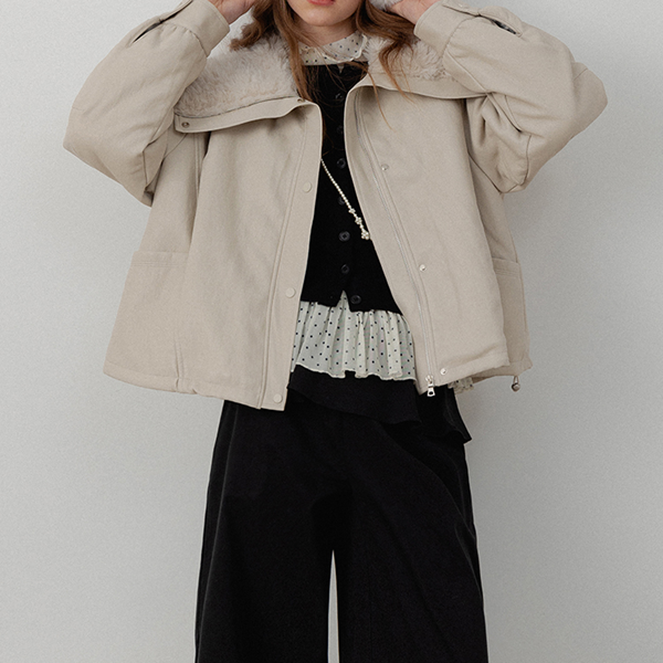 シースルードット柄ペプラムブラウス　《Z00715》