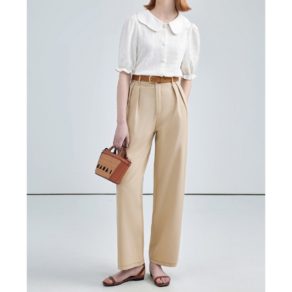 ハイウエストストレートパンツ X-249