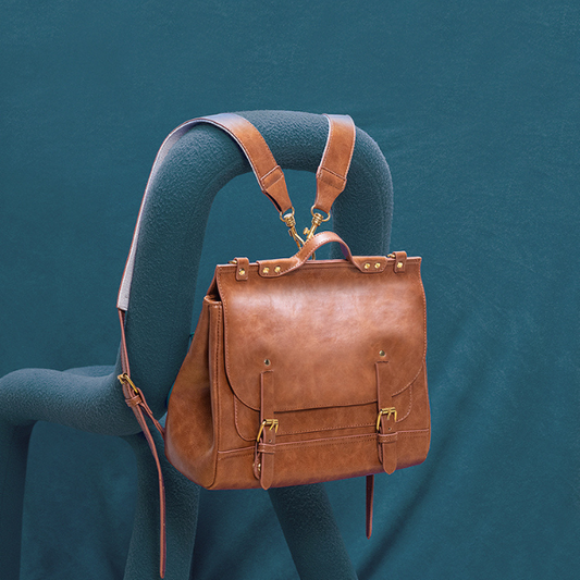 【３color】レトロメッセンジャーバックパック w-122