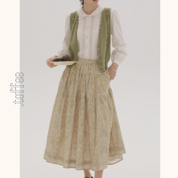 ミスティーフォレスト＊Aラインロングスカート《Z01192》