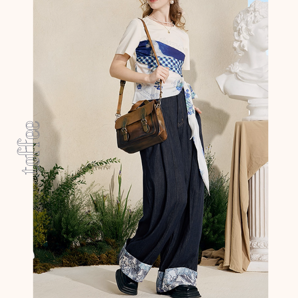 星降る夜の宴のストレートジーンズ《Z01058》