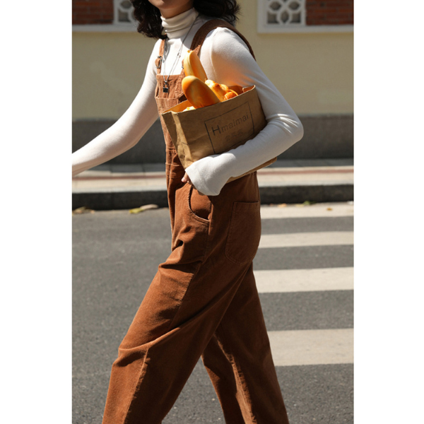 コーデュロイオーバーオール w-036