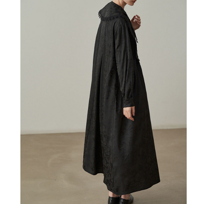 ビッグカラージャガードドレス X-068