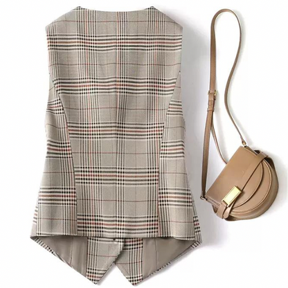 【３color】アーガイルチェックセットアップ w-136