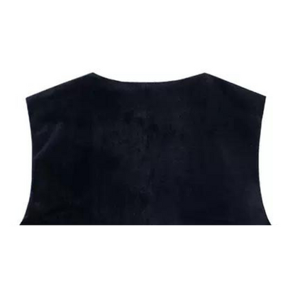 バンビ柄ノーボタンベスト AU-339