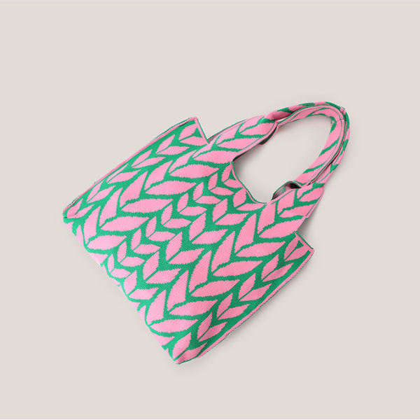 【3color】ボタニカルショルダートートバッグ Z00004