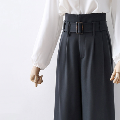 【２color】ドレープワイドパンツ AU-377