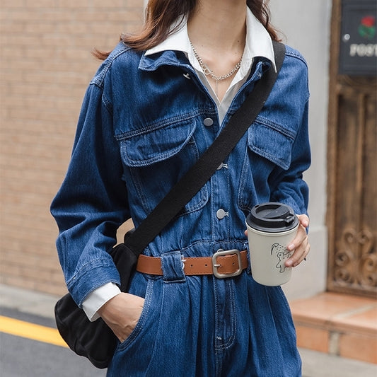 1枚で決まる！デニムオールインワン  tb026