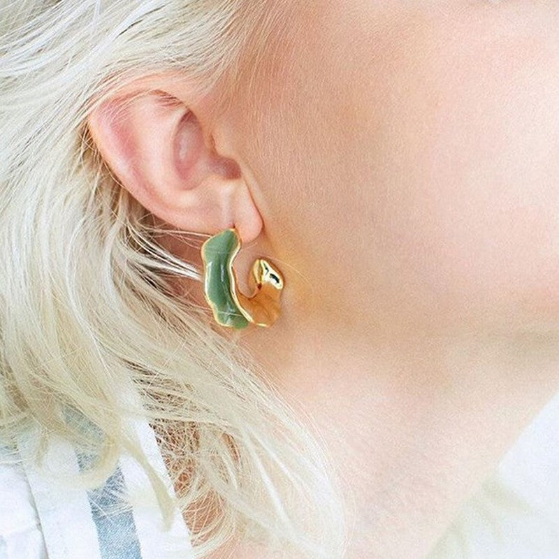 ミルキーカラー×メタルピアス