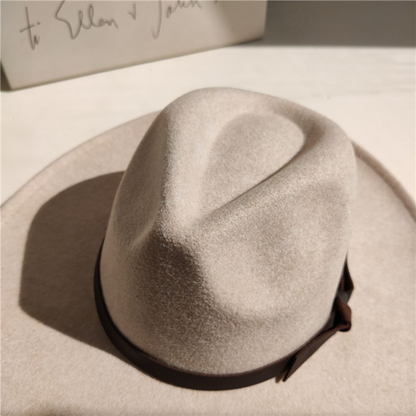 ベルト付きウールジャズハット Z00062