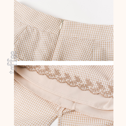 レトロ調ハイウエストAラインロングスカート　Z00783