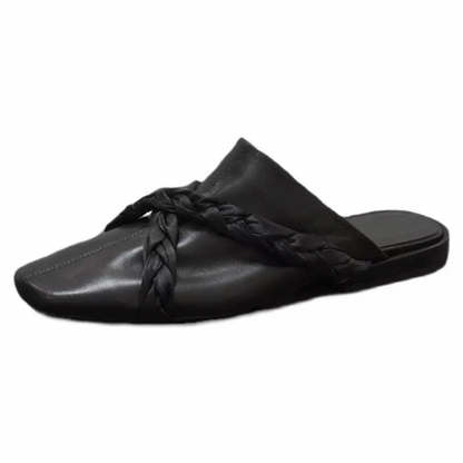 クロスバンドフラットミュール X-018