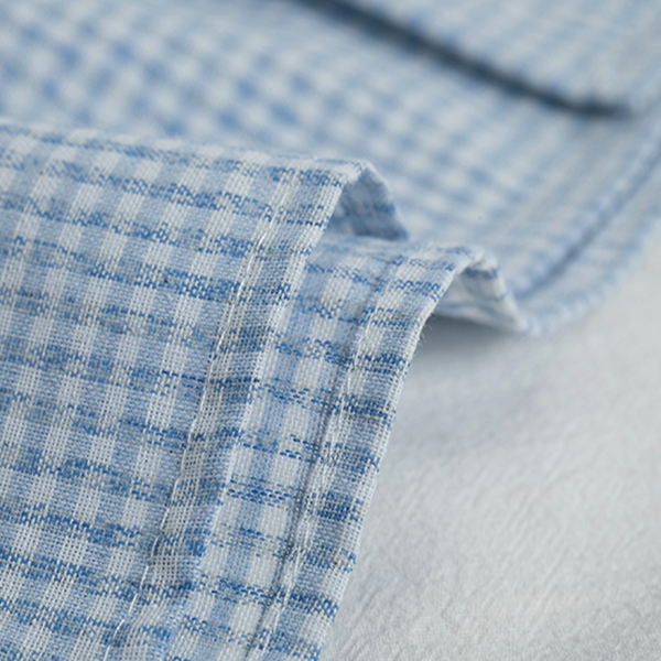 【2color】ギンガムチェックシャツワンピース　Z00584