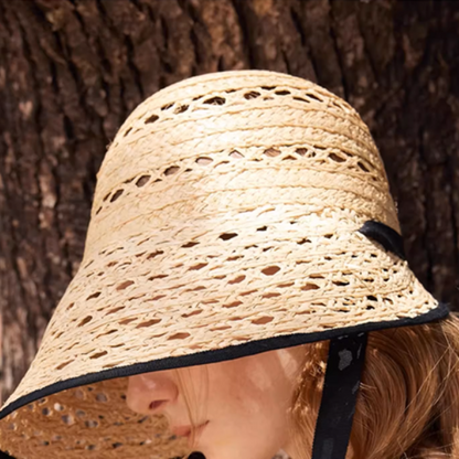 メッシュラフィアハット《Z01022》