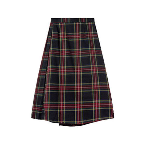 スコットランドチェックスカート　X-341