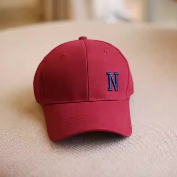 【4color】ワンポイントベースボールキャップ W-205