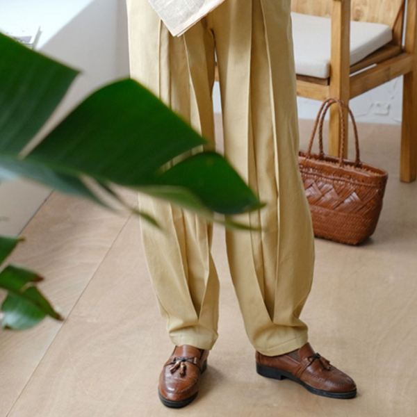 フロントスプリーツストリートパンツ X-264