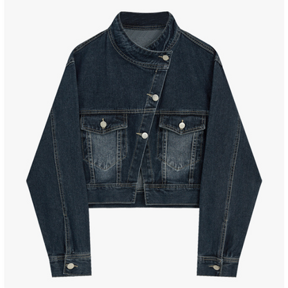 スラッシュボタンデニムジャケット X-226