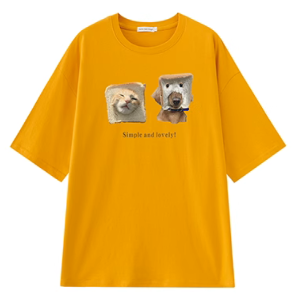 【6color】アニマルプリントオーバーサイズTシャツ《Z00990》