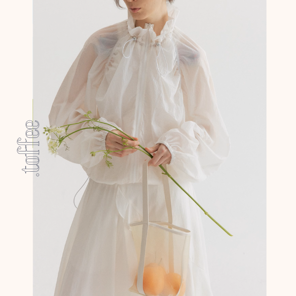 【5color】フルジップアップハイネックシアージャケット《Z00953》