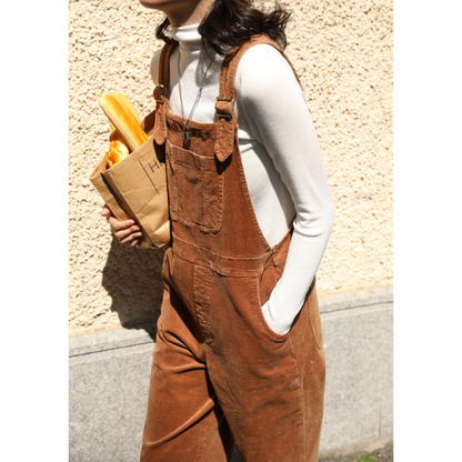 コーデュロイオーバーオール w-036