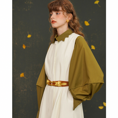 【２color】フォックスボタンシャツ w-033