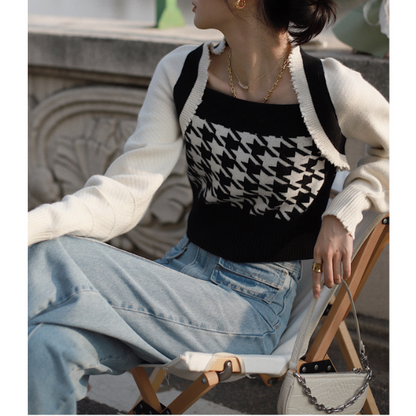 クロップドワイドデニム w-150