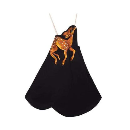 バンビ刺繍サスペンダースカート C0075