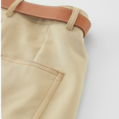 ハイウエストストレートパンツ X-184