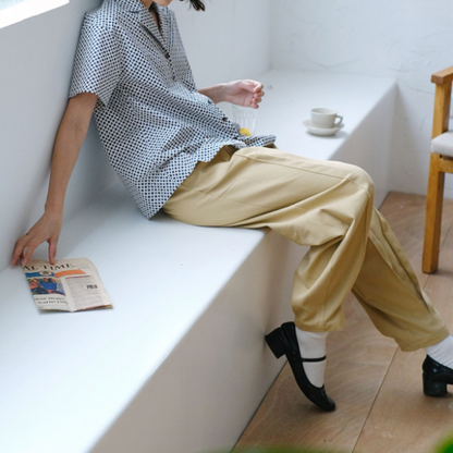 フロントスプリーツストリートパンツ X-264