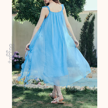 ブルーローズキャミワンピース《Z00968》