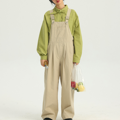 【2color】ラージカラーオーバーサイズコットンシャツ　《Z00726》