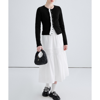 ハイウエストAラインロングスカート Z00032